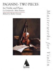 Paganini: La Campanella & Moto Perpetuo for Violin published by Hal Leonard