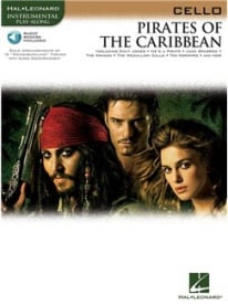 Pirates of the Caribbean - Cello published by Hal Leonard (Book/Online Audio)
