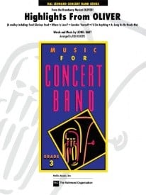 Highlights from Oliver for Concert Band published by Hal Leonard - Set (Score & Parts)