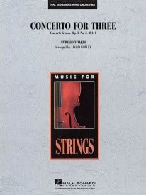 Concerto for Three for Violin published by Hal Leonard - Set (Score & Parts)