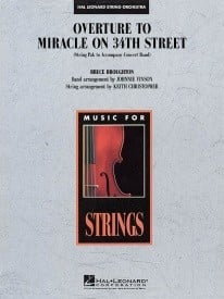 Overture to Miracle on 34th Street for Orchestra published by Hal Leonard - Set (Score & Parts)