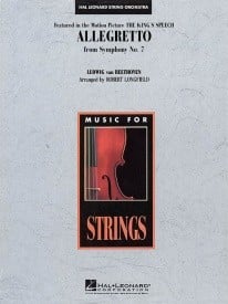 Allegretto from Symphony No. 7  for String Orchestra published by Hal Leonard - Set (Score & Parts)