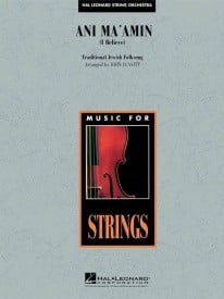 Ani Ma'amin for String Orchestra published by Hal Leonard - Set (Score & Parts)