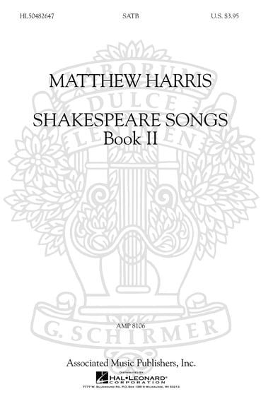 Harris: Shakespeare Songs Volume 2 SATB published by Hal Leonard
