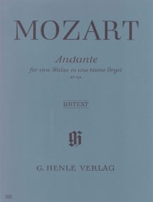 Mozart: Andante in F for a Musical Clock K616 for Piano published by Henle
