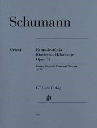 Schumann: Fantasiestucke Op 73 for Clarinet in A or Bb published by Henle Urtext