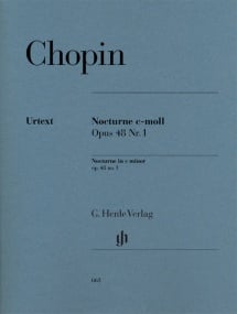 Chopin: Nocturne in C minor Opus 48 No 1 for Piano published by Henle