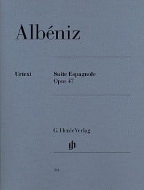 Albeniz: Suite Espangnole Opus 47 for Piano published by Henle