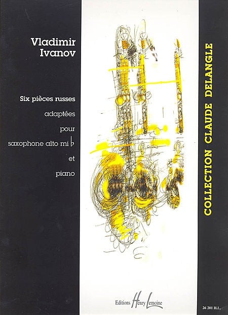 6 Pieces Russes Volume 1 for Alto Saxophone published by Lemoine