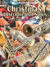 Christmas Instrumental Solos - Tenor Saxophone published by Warner (Book & CD)