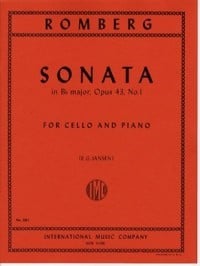 Romberg: Cello Sontata in Bb Major Opus 43 No 1 published by IMC