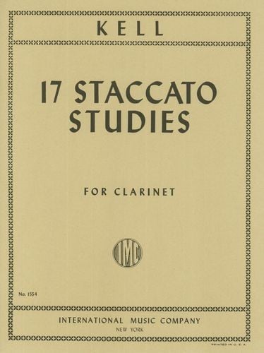 Kell: 17 Staccato Studies for Clarinet published by IMC