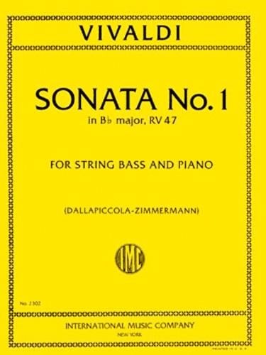 Vivaldi: Sonata No. 1 in B flat for Double Bass published by IMC