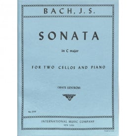 Bach: Sonata in C for 2 Cellos & Piano published by IMC