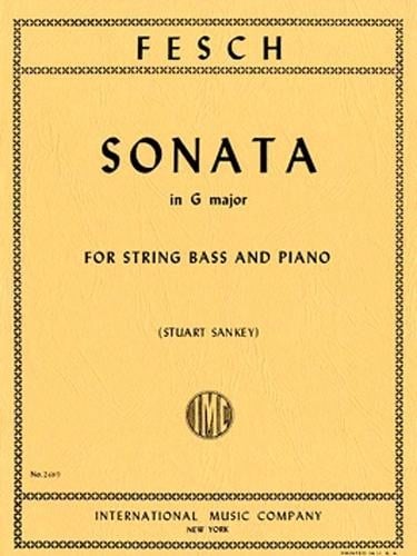 Fesch: Sonata in G for Double Bass by published by IMC