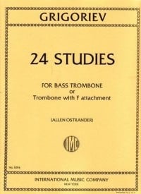 Grigoriev: 24 Studies for Bass Trombone published by IMC