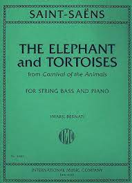 Saint-Sans: Elephant and Tortoises from Carnival of The Animals for Double Bass published by IMC