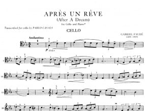 Faur: Apres un Reve for Cello published by IMC