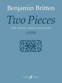 Britten: Two Pieces for Violin, Viola & Piano published by Faber