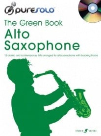 PureSolo: The Green Book - Alto Saxophone published by Faber (Book & CD)