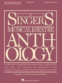 Singers Musical Theatre Anthology 3 Baritone/Bass published by Hal Leonard
