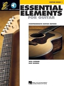 Essential Elements Book 1 - Guitar published by Hal Leonard (Book/Online Audio)