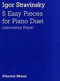 Stravinsky: Five Easy Pieces for Piano Duet published by Chester