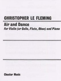 Fleming: Air and Dance for Violin (Flute or Oboe) published by Chester