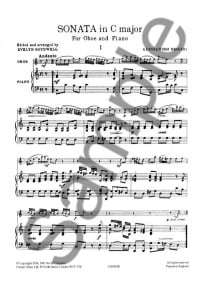 Besozzi: Sonata in C for Oboe published by Chester