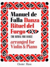 Falla: Ritual Fire Dance From El Amor Brujo for Violin published by Chester