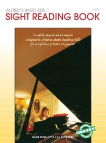 Alfred's Basic Adult Piano Course: Sight Reading Book 1