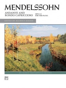 Mendelssohn: Andante and Rondo Capriccioso Opus 14 for Piano published by Alfred