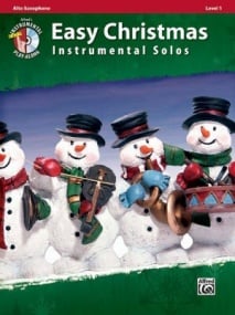 Easy Christmas Instrumental Solos, Level 1 - Alto Saxophone published by Alfred (Book & CD)