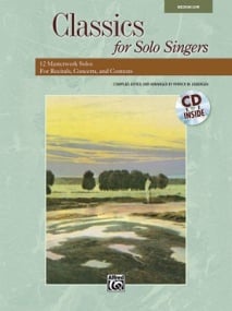 Classics for Solo Singers - Medium/Low published by Alfred (Book & CD)