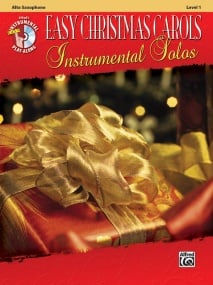 Easy Christmas Carols Instrumental Solos, Level 1 - Alto Saxophone published by Alfred (Book & CD)