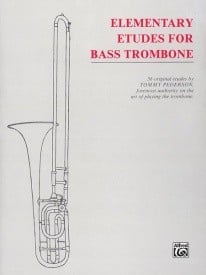 Pederson: Elementary Etudes For Bass Trombone published by Alfred