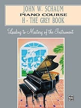 Schaum Piano Course Book H (Grey) published by Alfred