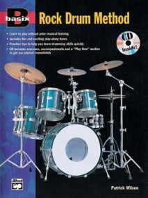 Basix: Rock Drum Method published by Alfred (Book & CD)