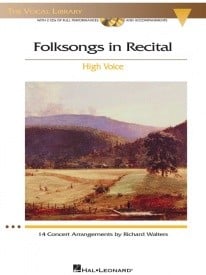 Folksongs In Recital (High Voice) published by Hal Leonard