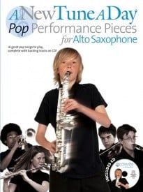 A New Tune A Day : Pop Performance Pieces - Alto Saxophone published by Boston (Book & CD)