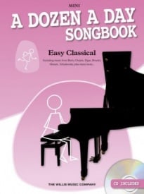 A Dozen A Day Songbook Mini : Easy Classical for Piano published by Willis (Book & CD)