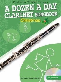 A Dozen A Day Clarinet Songbook: Christmas published by Willis (Book & CD)