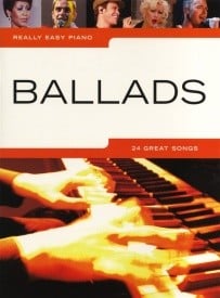 Really Easy Piano - Ballads published by Wise