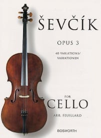 Sevcik: 40 Variations Opus 3 for Cello published by Bosworth