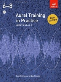 Aural Training in Practice Book 3 Grades 6 - 8 published by ABRSM (Book/Online Audio)