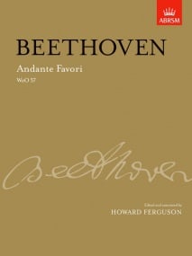 Beethoven: Andante Favori WOO57  for Piano published by ABRSM