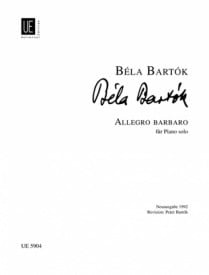 Bartok: Allegro barbaro for Piano published by Universal