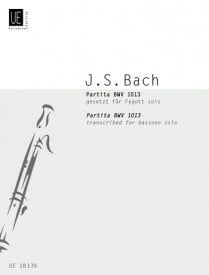 Bach: Partita BWV 1013 for Bassoon published by Universal Edition