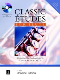 Classic Etudes for Flute published by Universal (Book & CD)