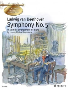 Beethoven: Symphony No. 5 C minor Opus 67 for Easy Piano published by Schott